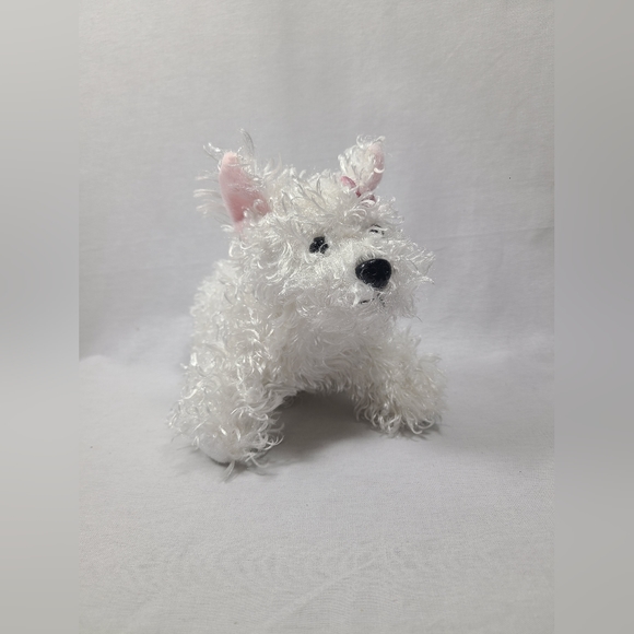 GANZ Webkinz lil kinz white terrier Plush- No code - Picture 2 of 4